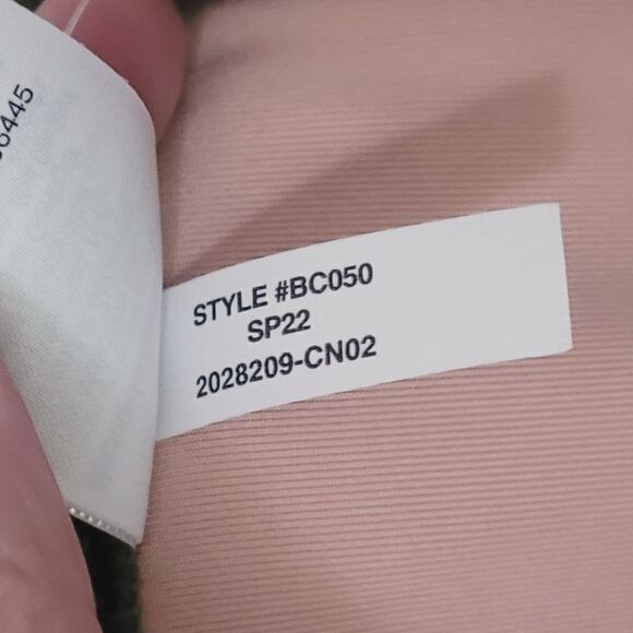 New J.Crew Textured Curved-Waist Cheeky Bikini Bottom in Green Size Medium NWT - Picture 7 of 8